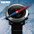 SKMEI 1418 ABS stainless steel case fast track sports watches functional digital hand watch alarm